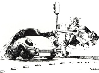 Gallery of Car Cartoons by Claude Serres-France