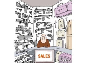 Gallery of Cartoon  by Alfredo Martirena -Cuba