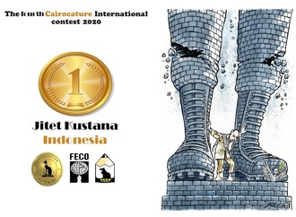 Winners | The 4th International Cairocature Cartoon Contest, Egypt 2020