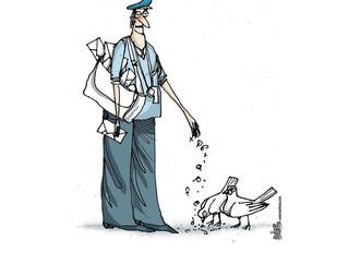 Gallery of Cartoon  by Alfredo Martirena -Cuba
