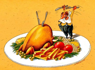 Gallery of Cartoons by Valentin Druzhinin-Russia