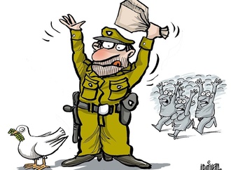 Gallery of Cartoon  by Alfredo Martirena -Cuba