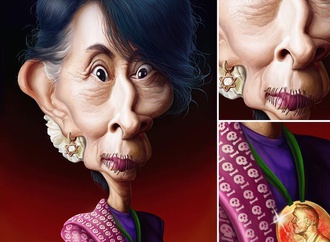 auang san suu kyi by arash foroughi