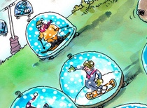 Gallery of Cartoons by Klaus Pitter From Austria