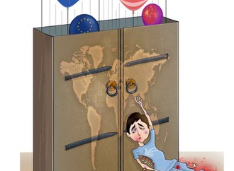 Open the door please , we want peace !