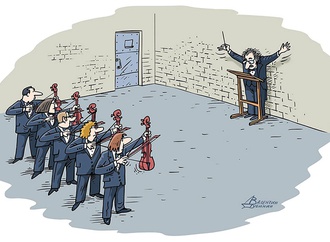 Gallery of Cartoons by Valentin Dubinin From Russia