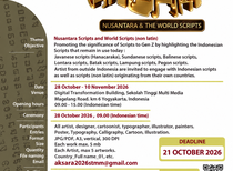 International Exhibition titled “Aksara – Nusantara & The World Scripts