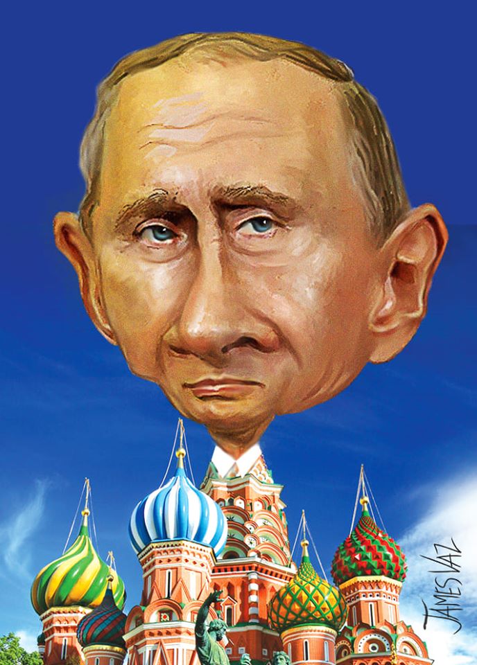 Картинки карикатуры с путиным