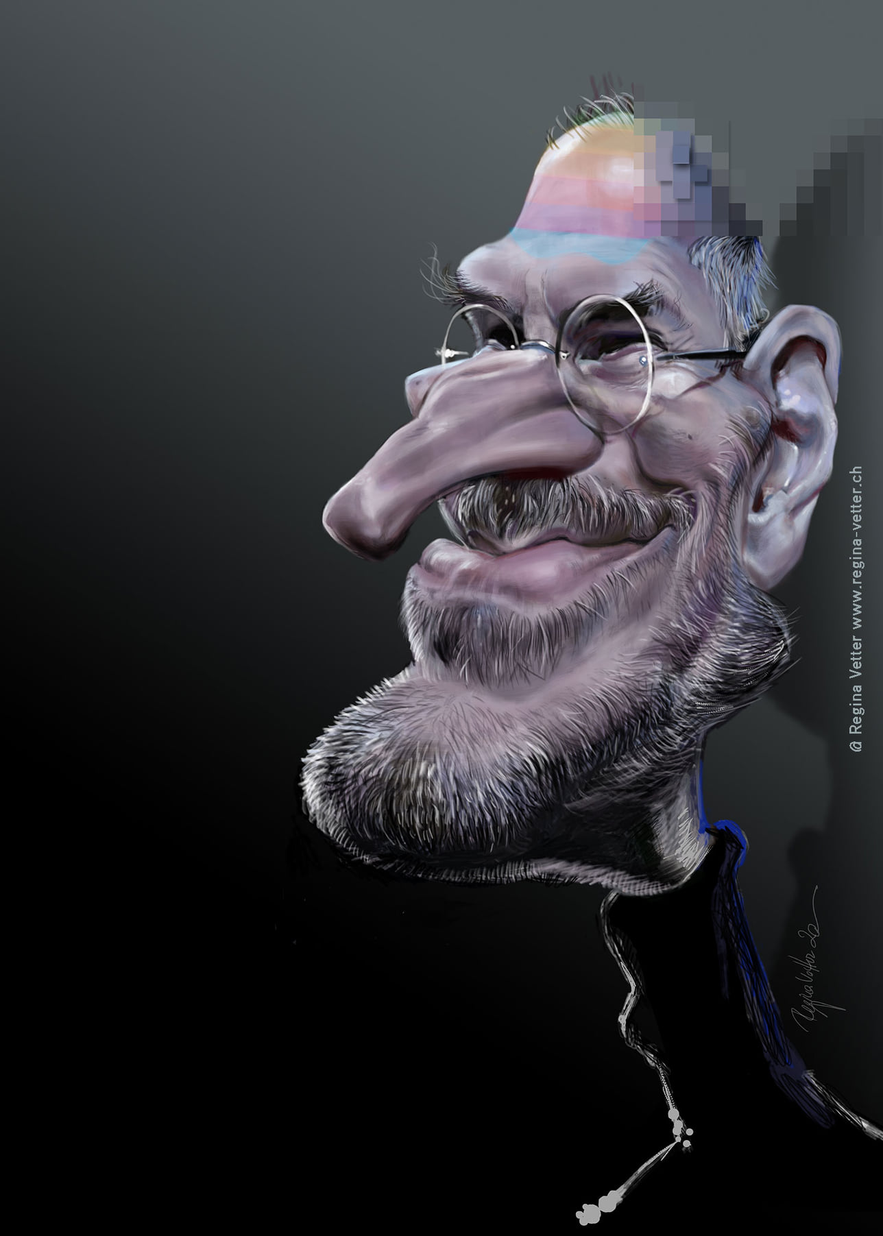 Steve Jobs | Regina Vetter-Switzerland - Irancartoon Steve Jobs | Regina Vetter-Switzerland - Irancartoon