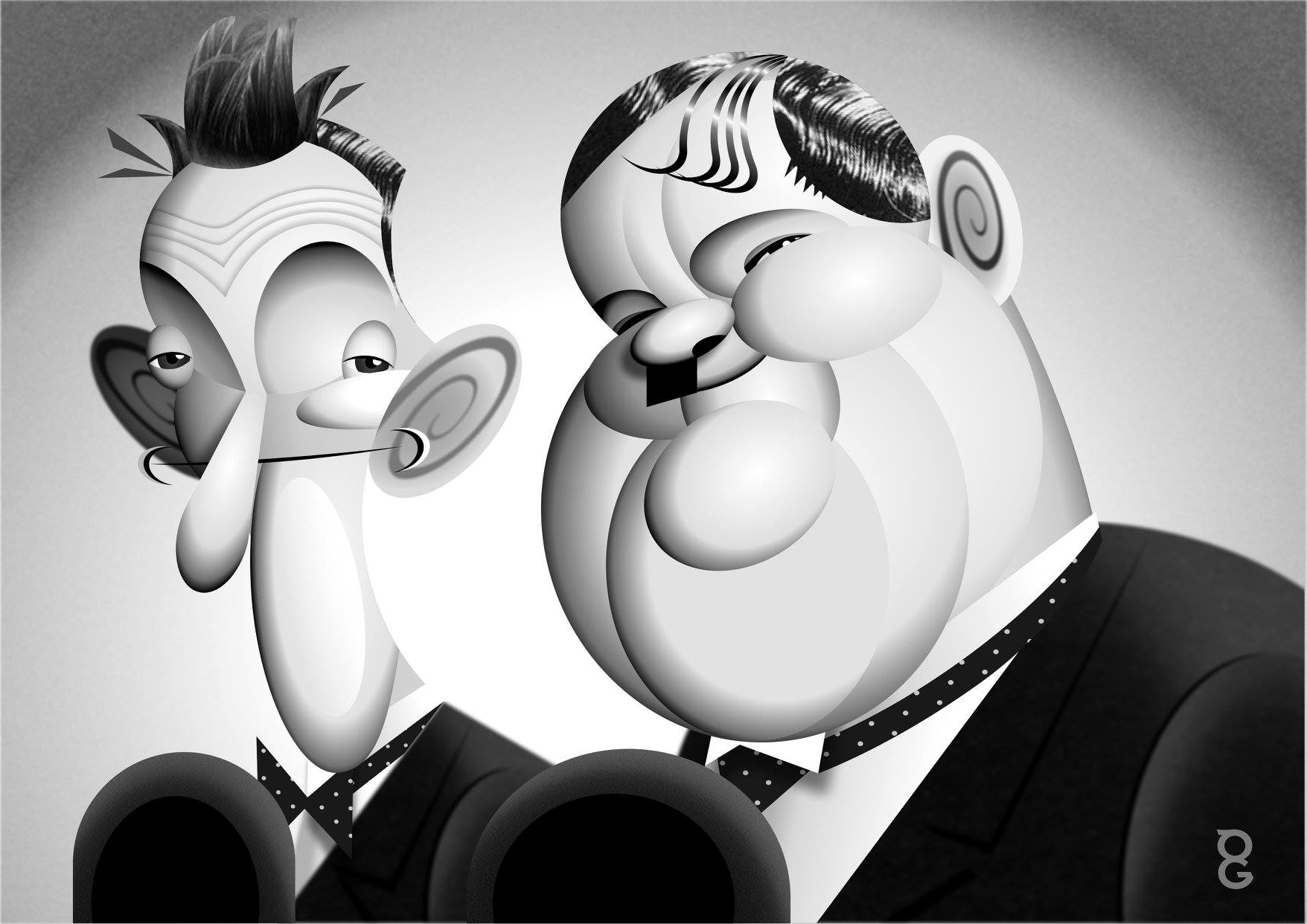 Laurel and Hardy | Spot On - Irancartoon Laurel and Hardy | Spot On - Irancartoon