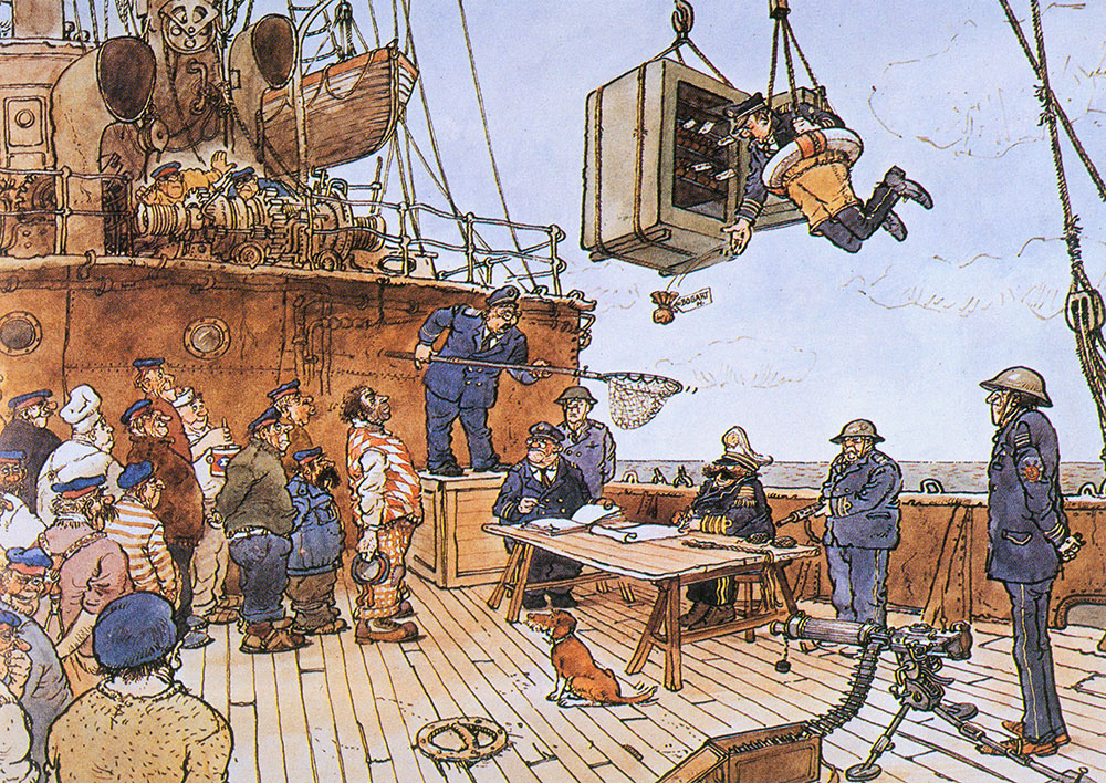 Какая работа на палубе. Голландский карикатурист Jan Sanders. Матрос парусного флота. Моряки на корабле живопись. Матросы на парусном корабле.