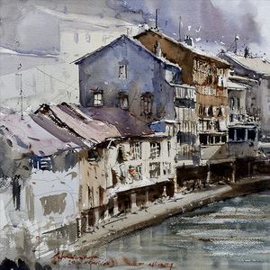 Gallery of  watercolor paintings by Ricardo Azkargorta Celaya - Spain 