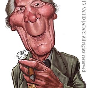 Jack Palance by Vahid Jafari-Iran/Best Caricature-2013