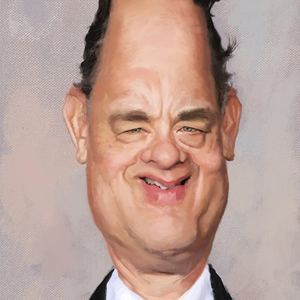 Tom Hanks by Olle Magnusson/Best Caricature-2013