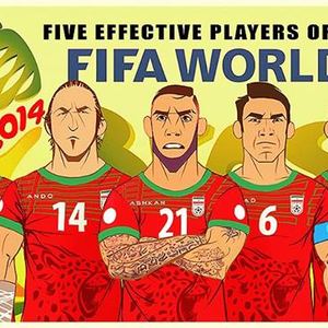 5 Effective Players Of Iran In The Fifa World Cup 2014/By Hadi Asadi-Iran