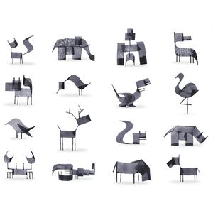 calligraphy animals by Andrew Fox/best works-2014