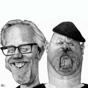 Adam Savage y Jamie Hyneman by Efrain Malo/Best Caricature-2013