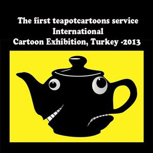 The first teapotcartoons service International Cartoon Exhibition, Turkey -2013