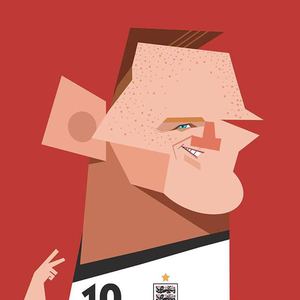 Wayne Rooney by Alireza Pakdel-Iran/Best caricature-2014