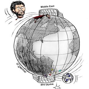 Alireza Zakeri-Iran/Best political cartoon-2014