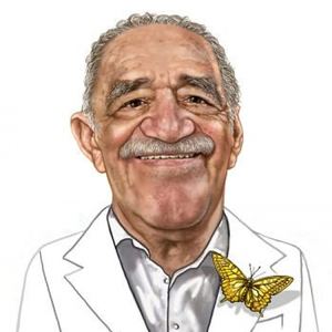 International Caricature Exhibitiomn /Gabriel Garcia Marquez in Sao Paulo-Brazil