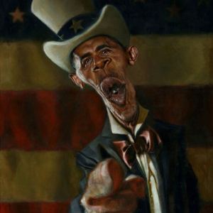 Obama by Jota Leal-Venezuela-Best Caricature-2014