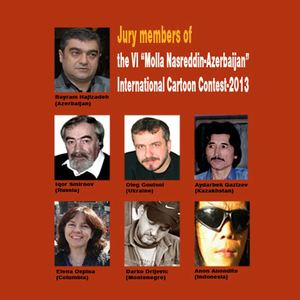 The Jury Members of the VI "Molla Nasreddin-Azerbaijan" International Cartoon Contest-2013