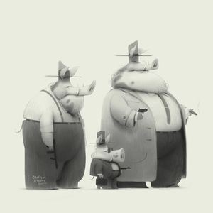 Gallery of character Design by Max Kostenko