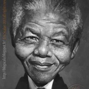 Nelson Mandela by Eric Scala/best caricature-2013