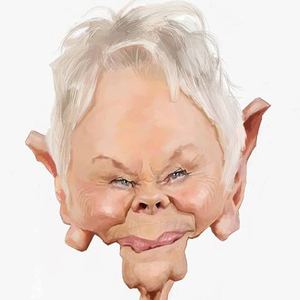Judi Dench by Olle Magnusson/Best Caricature-2014