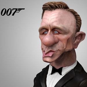 Daniel Craig as James Bond, reference Anthony Geoffroy ...