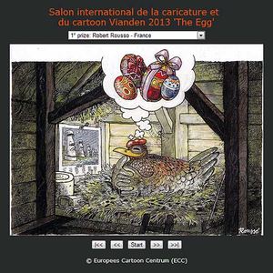 The results of 6th International Caricature and Cartoon Contest Vianden-2013