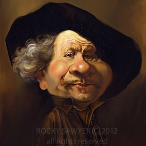 Gallery of caricature by Rocky Sawyer - USA