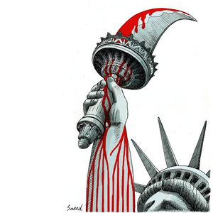 Gallery of cartoon anti Usarmy-Iran