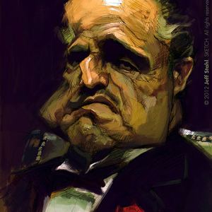 Gallery of caricature / Marlon Brando