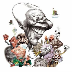 Gallery of caricature / Nelson Mandela