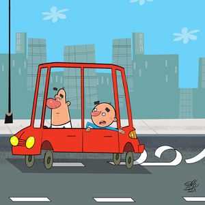 Gallery of cartoon by Rasool Azargoon - Iran