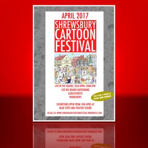 The 14th Shrewsbury Cartoon Festival is this April/ theme: Food and Drink!