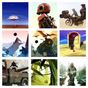 Gallery of Illustrations by Calum Alexander Watt - UK