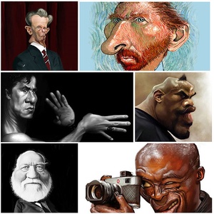 Gallery of Best Caricatures of World Artists