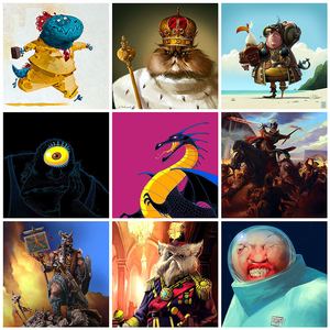 Gallery of Best Character designs of Iranian & World Artists