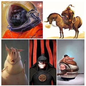 Gallery of Best Character designs of Iranian & World Artists