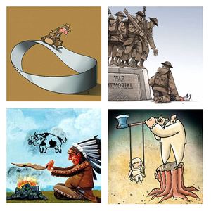 Gallery Of Best Cartoons of Iranian & World Artists