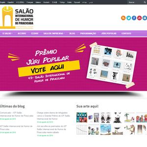 Vote for your favorite cartoon/ International Humor Exhibition of Piracicaba,2016