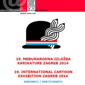 PARTICIPANTS of 19th INTERNATIONAL CARTOON EXHIBITION ZAGREB 2014