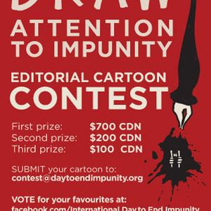 International Day to End Impunity Editorial Cartoon Contest